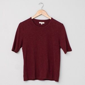 Madewell Women’s Maroon Short Sleeve Tee